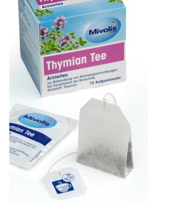 Mivolis Tea with thyme 12 bags Germany - Buy Online on GoSupps.com