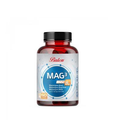 Balen Magnesium citrate bisglcinate Malat MAG-3 60 capsules