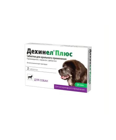 KRKA Dehinel plus tablets for large dogs No. 2 (04.2026)