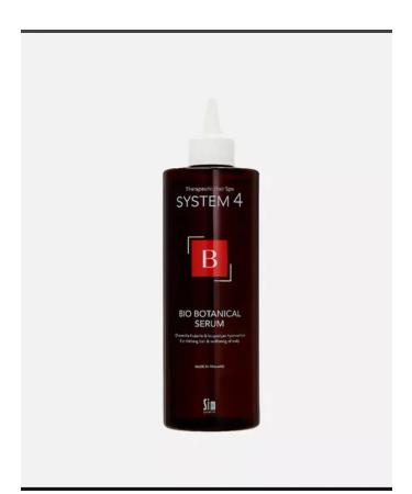 SYSTEM 4 Biobotanic serum against hair loss