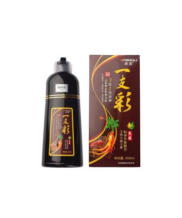 Meidu 3-in-1 dark chestnut shampoo and hair color for men and women 500 ml. - Buy Online on GoSupps.com