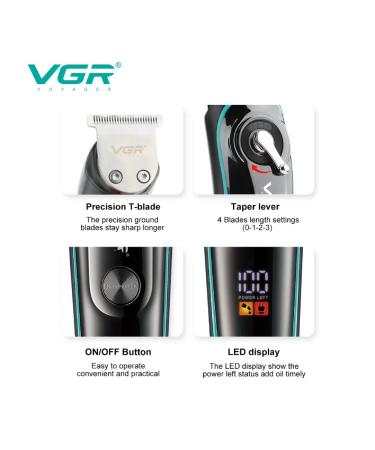 Mask for hair cutting men's wireless VGR - Buy Online on GoSupps.com