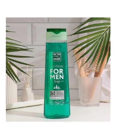 Clean line Shampoo 3 in 1 energy and cleanliness for men 400 ml - Buy Online on GoSupps.com