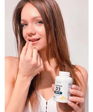 SOLAB Vitamin D3 600 ME 120 D3 D3 D3 Capsules - Buy Online on GoSupps.com