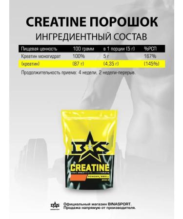 Binasport Creatine 200 g (kiwi) - Buy Online on GoSupps.com