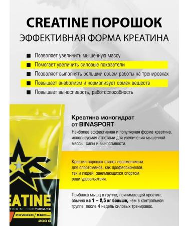 Binasport Creatine 200 g (kiwi) - Buy Online on GoSupps.com