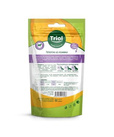 Triol A delicacy for mini-tuning "brushwood from the lamb" 50g 3pcs - Buy Online on GoSupps.com