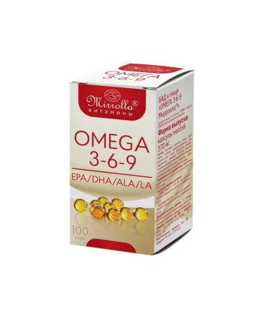 MirrollaMirolla Omega 3-6-9 Mirrolla capsules for immunity 100 pcs - Buy Online on GoSupps.com