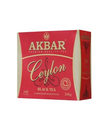 AKBAR Ceylon tea black (2g x 100pcs) 200g