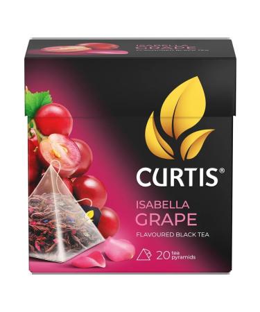 Curtis ISABELLA GRAPE tea black pyramids (1.8g x 20pcs) 36g