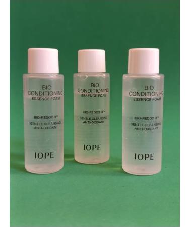 IOPE Foam for washing with essence. A set of mini -billets 3 pcs x 18 ml