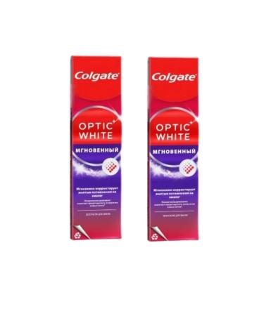 Colgate Optic White toothpaste Instant 75 ml 2 pcs