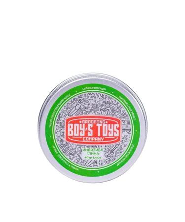 BOY'S TOYS Hair clay Invisibe of medium fixation 40g