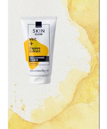 AVON Cleaning Gel-Crascob for the face of Skin Glow with vitamin C and - Buy Online on GoSupps.com