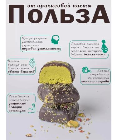 PashaOglu Halva Arachis in chocolate with a pistachio 250 g - Buy Online on GoSupps.com