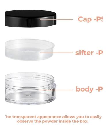 Container for crumbly powder 10 ml of 20 ml 30 ml for traveling ... - Buy Online on GoSupps.com