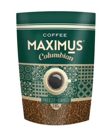 MAXIMUS Coffee soluble Columbian 230 g x 2 pcs - Buy Online on GoSupps.com