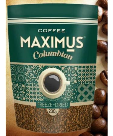 MAXIMUS Coffee soluble Columbian 230 g x 2 pcs - Buy Online on GoSupps.com
