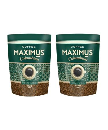 MAXIMUS Coffee soluble Columbian 230 g x 2 pcs - Buy Online on GoSupps.com