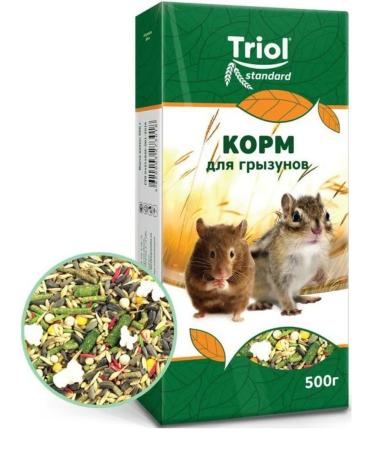 Triol Rodents food 500g*3pcs - Buy Online on GoSupps.com