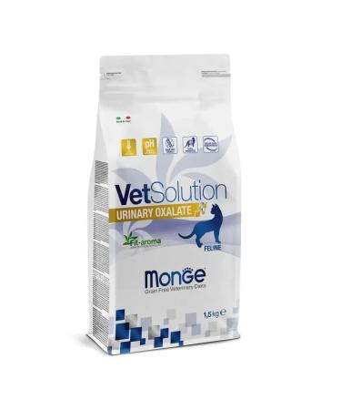 MONGE VetSolution Cat Urinary Oxalate cat food 1.5 kg - Buy Online on GoSupps.com