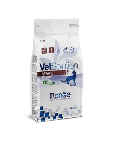 MONGE VetSolution Hepatic Cat Cat Feed 1.5 kg - Buy Online on GoSupps.com