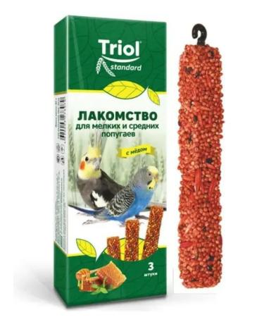 Triol A treat for small and medium parrots with a honey 80g - Buy Online on GoSupps.com