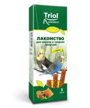 Triol A treat for small and medium parrots with a honey 80g - Buy Online on GoSupps.com