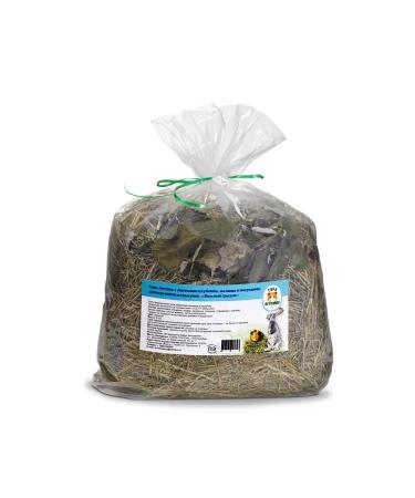 TUR AgroMir Lugovoi hay with leaves of strawberries of raspberry currants 800g - Buy Online on GoSupps.com