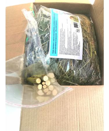 TUR AgroMir Lugovoi hay with leaves of strawberries of raspberry currants 800g - Buy Online on GoSupps.com