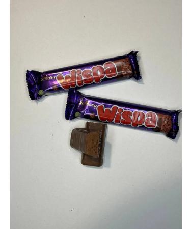 Wispa Chocolate Batonchik VISPA 36 g Cadbury 8pcs - Buy Online on GoSupps.com
