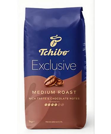 TCHIBO Exclusive Medium Roast coffee in grains of 1 kg