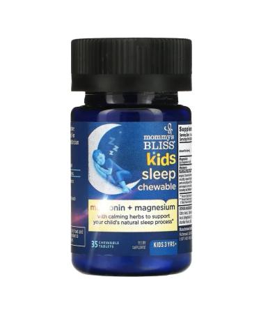 Mommy's Bliss Sleep additive for children from 3 years old 35 chewing tablets - Buy Online on GoSupps.com