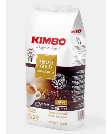 KIMBO Natural coffee in Caffe Aroma Gold 1000g