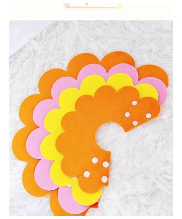 Protective collar-cones XL yellow sunflower 5-8 kg - Buy Online on GoSupps.com