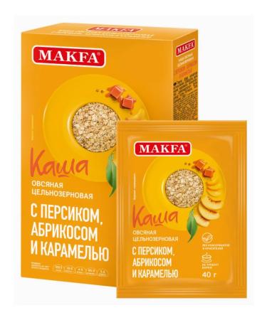 Oatmeal whole grain makfa 200g oatmeal 5 pcs - Buy Online on GoSupps.com