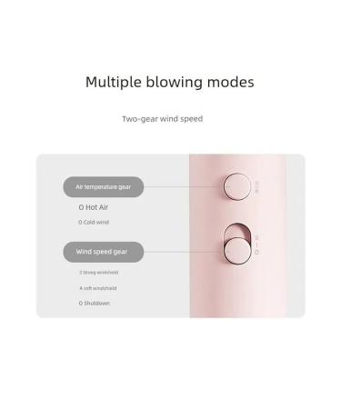 Folding hair dryer Mijia-1600W ionization 2 white mode - Buy Online on GoSupps.com