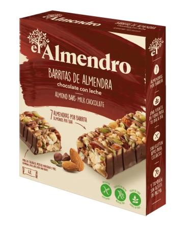 El Almendro Bang of almonds and hazelnuts with chocolate box 100 g