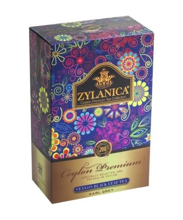 Zylanica Tea Black Ceylon Premium Earl Gray 200 gr