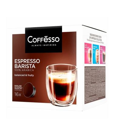 COFFESSO Coffee in the capsso Barista capsules for Dolce Gust coffee machines - Buy Online on GoSupps.com