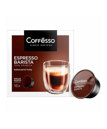 COFFESSO Coffee in the capsso Barista capsules for Dolce Gust coffee machines - Buy Online on GoSupps.com