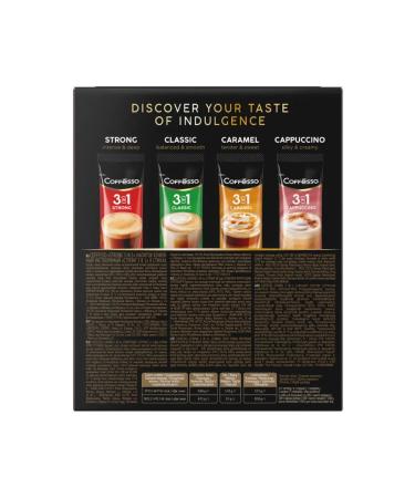 COFFESSO Soluble coffee 3B1 strong 20 sticks 1UP - Buy Online on GoSupps.com