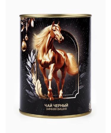 DNN STORE New Year's gift tea "Golden Horse" 50 g - Buy Online on GoSupps.com