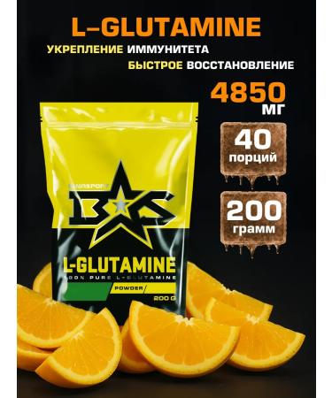 Binasport L-lutamine powder 200 g orange