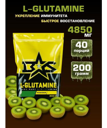 Binasport L-lutamine powder 200 g kiwi
