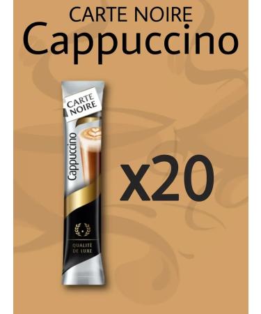 Carte Noire CAPPUCCINO coffee (noir cappuccino cards) 20 sticks - Buy Online on GoSupps.com