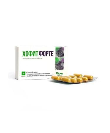 Pharmgroup Artish Extract Hofit Forte capsules No. 30 for the liver - Buy Online on GoSupps.com