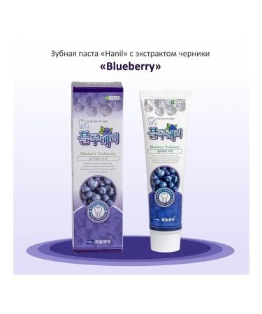HANIL Korea toothpaste with blueberry extract 'Blueberry' 180ml - Buy Online on GoSupps.com