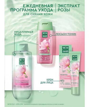 Clean line Micellar water for removing makeup with hyaluron 400 ml - Buy Online on GoSupps.com