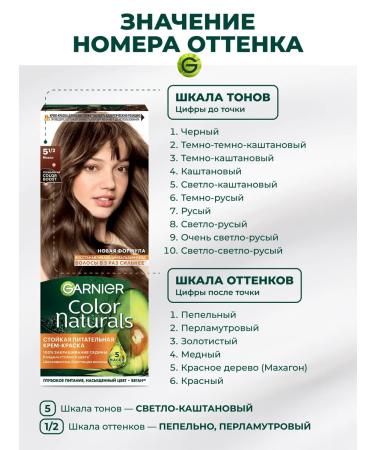 Garnier Persistent hair cream Color Naturals 5. 1 2 - Buy Online on GoSupps.com